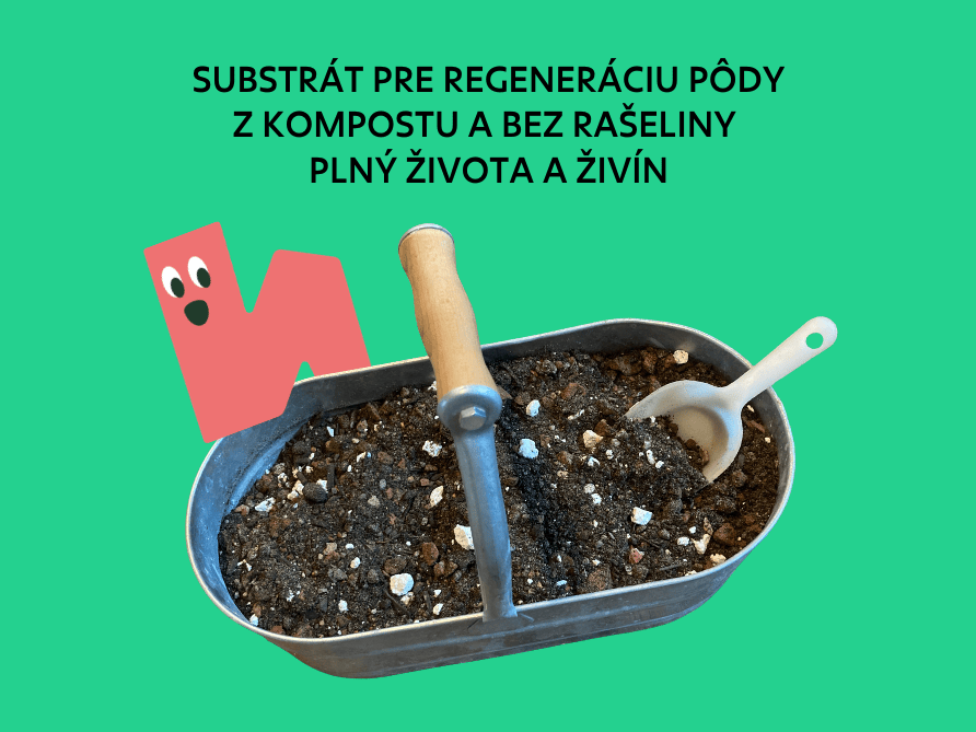 Substrát pre regeneráciu pôdy z kompostu bez rašeliny 900L
